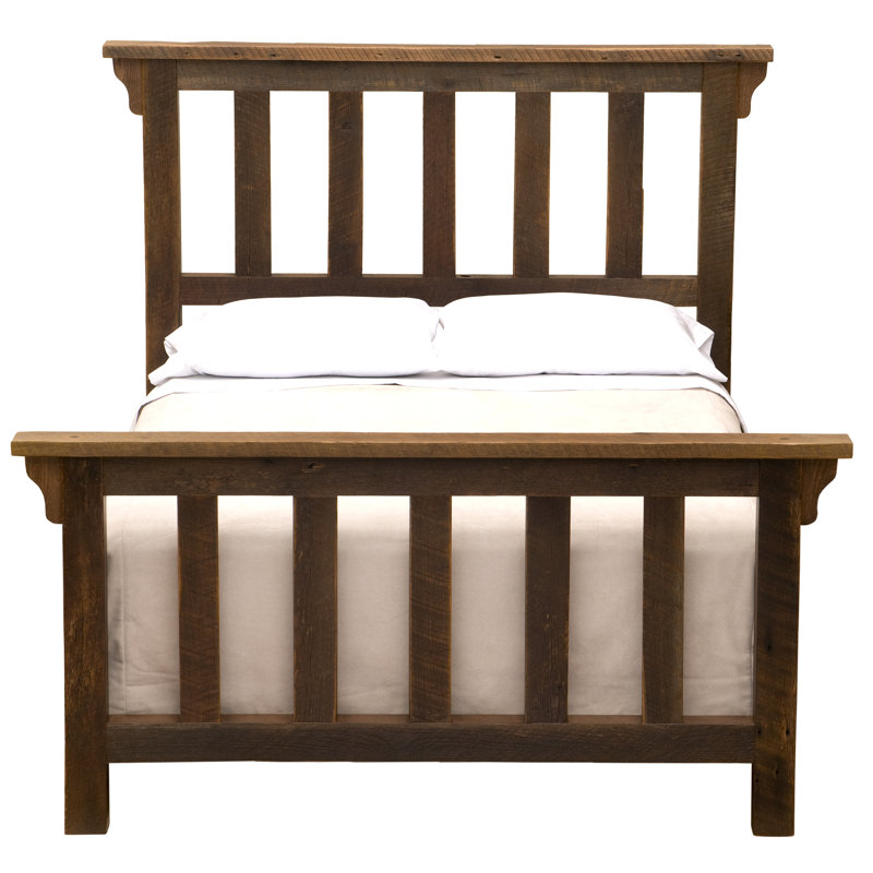 Fireside Lodge Barnwood Post Bed - Double, Full