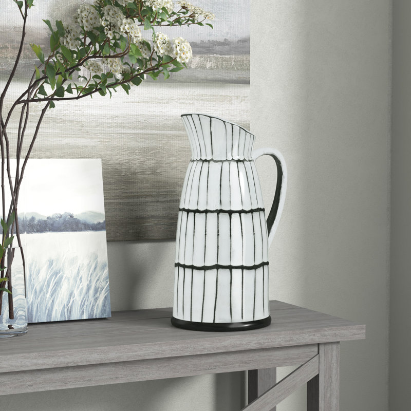 Vase de table Alaia, H 17,5 po x l 13,5 po x P 9 po