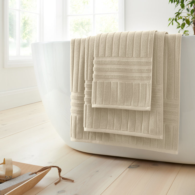 Hotel Towel 100% Cotton Hand Towel, Natural