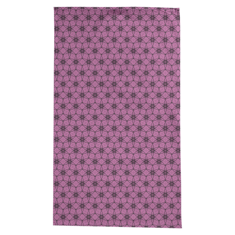 Nappe à cercles ornés Leffel, Rose / Noir