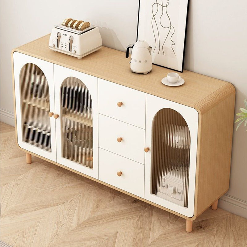 Armoire de rangement minimaliste de style français, H 37,4 po x l 55,12 po x P 15,75 po