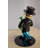 Altabelli Abstract & Geometric Walking Monopoly Man with Money Bag on Black Base Resin Statue 10" x 10" x 16"H