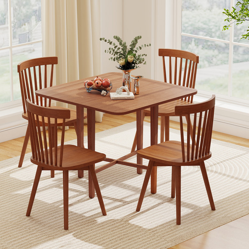 Solid Wood Base Dining Table