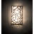 Fizz Deco Steel Flush Mounted Sconce