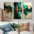 Toile naturelle avec cadre flottant