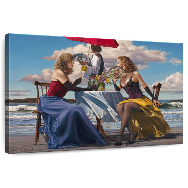 Leisha Cafe Oceanus, 26" H x 39" W