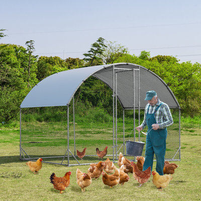 Parcours à poules avec grillage de 57 pi² Deliza