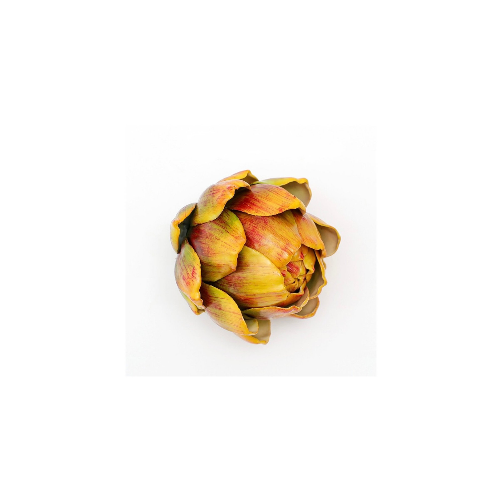 Artificial Artichokes Fake Vegetables And Fruits For Summer Kitchen Wedding Bowl And Vase Decorations, Yellow
