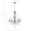 Lustree 5 lumières façon bougie/classique Middlesbrough