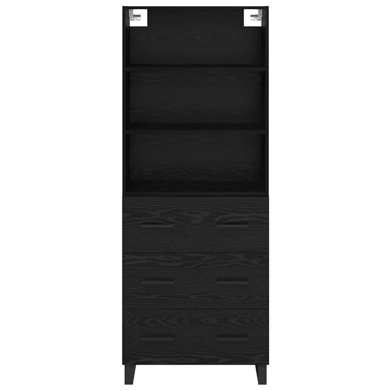 69.5cm Sideboard, Black Oak