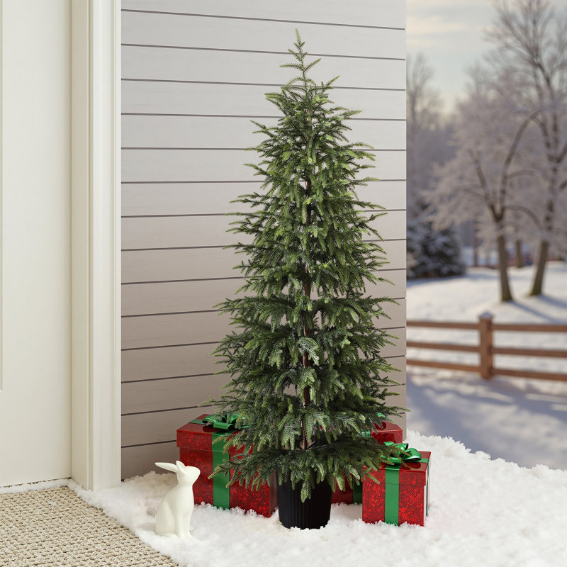 Sapin de Noël artificiel à branches vertes, 4'