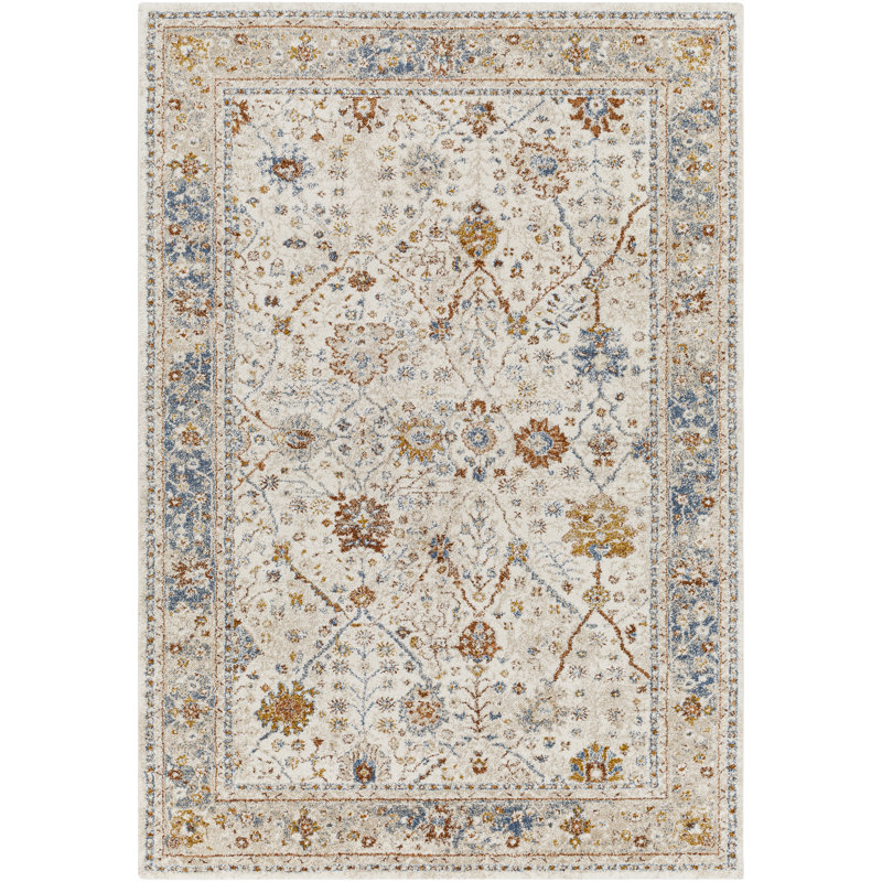 Hodder Oriental Indoor Rug, Rectangle 6'7" x 9'6"