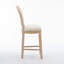 Tabourets de bar en bois massif, tabouret de cuisine rembourré-741658618