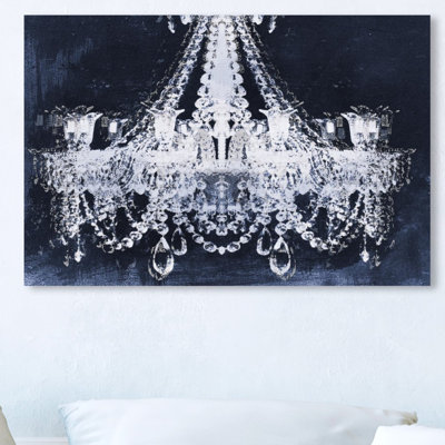 «Dramatic Entrance Indigo», impression sur toile