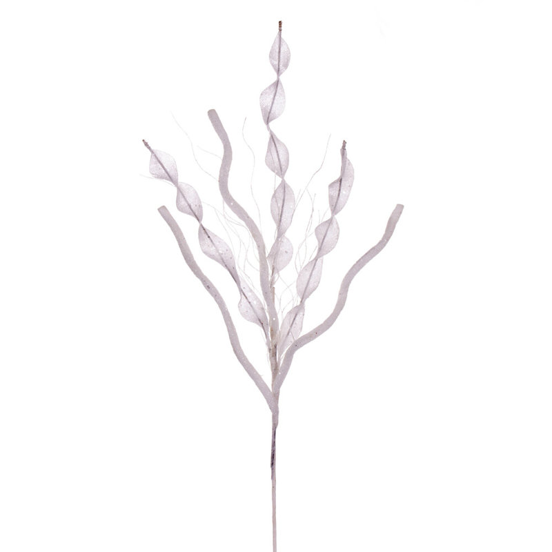 Vaporisateur en spirale de 34 po, 4 par sac., Blanc / Blanc