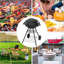 WOLTU 33cm W Kettle Charcoal Grill