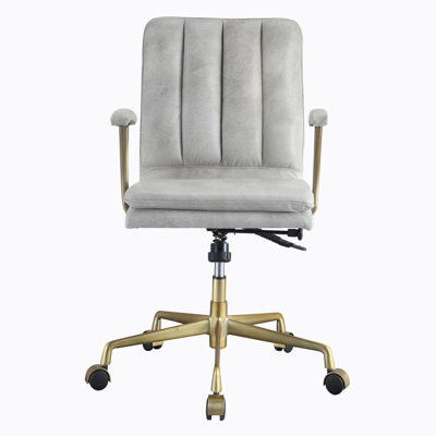 Maida Genuine Leather Office Chair