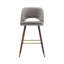 Tabouret de bar en velours Loganville-1871528029