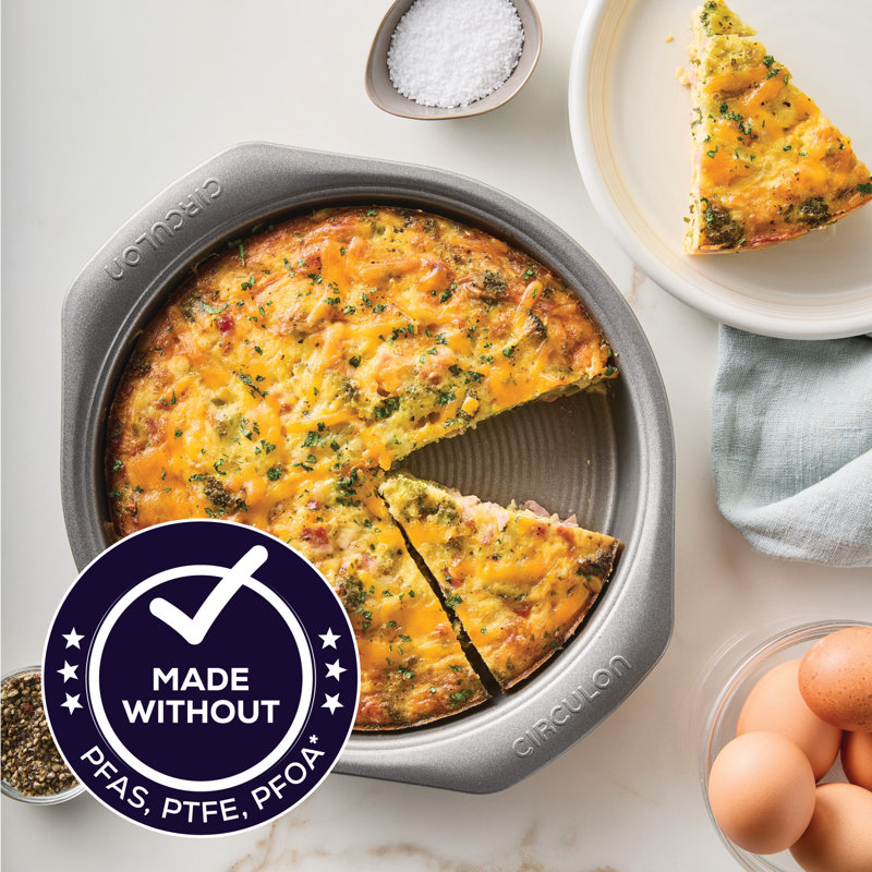Circulon Bakeware Nonstick Bakeware Set / Baking Pans, 10 Piece, Gray