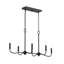 Lustre noir 6 lumières Ilia-127380333