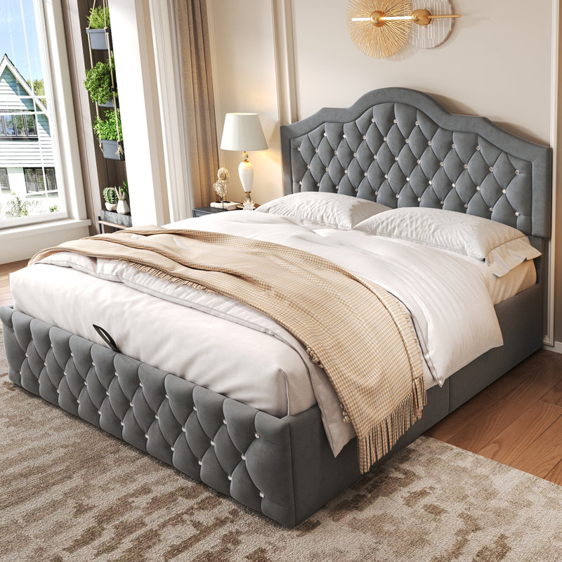 Holloman Upholstered Ottoman Storage Bed