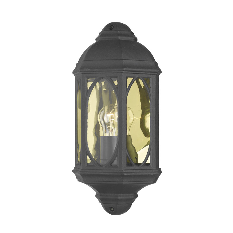Aagam 36cm H Outdoor Wall Lantern, Black