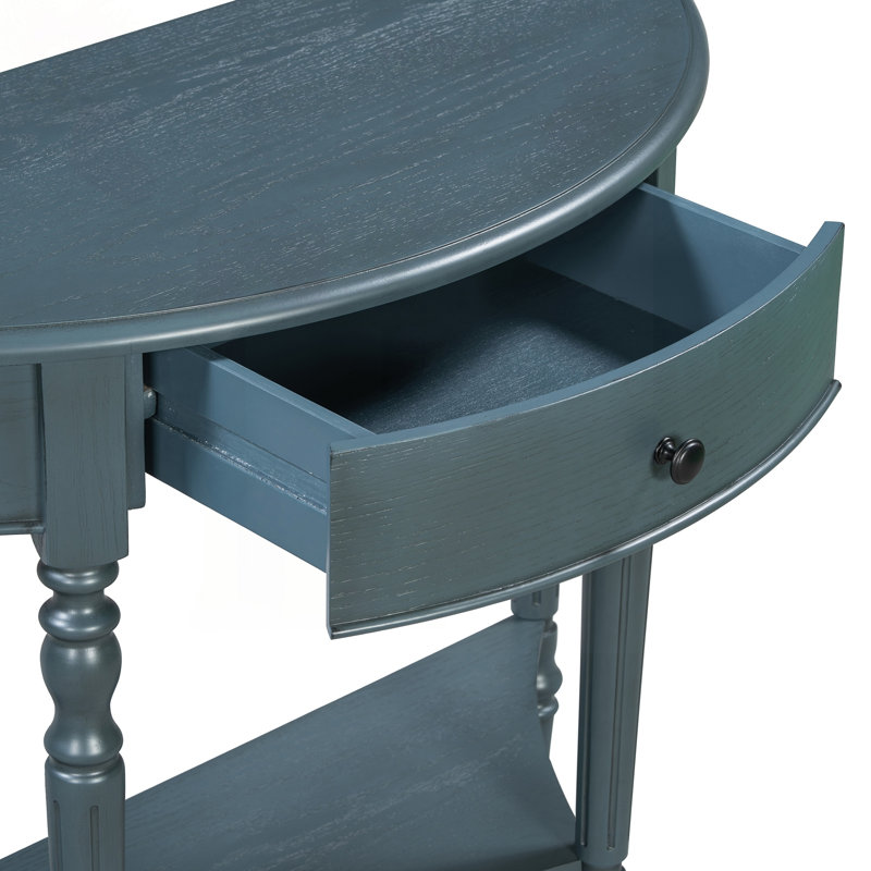 Console avec tiroir et tablette Farmhouse, Marine, Marine, Marine
