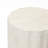 Faux Travertine MgO Outdoor Side Table, 17.72″ Tall, Small Space Friendly