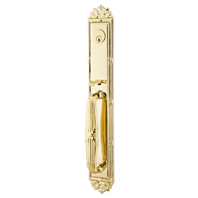 Ensemble de poignées Imperial avec pêne dormant cylindrique simple et porte et rosette