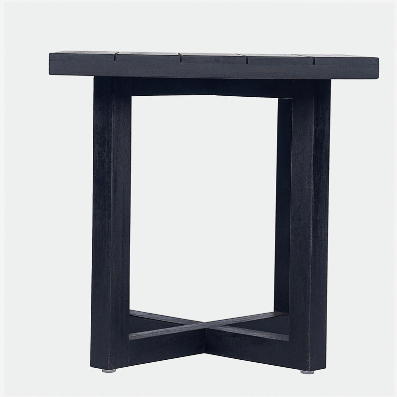 Table d'appoint ELLA SQUARE, noir