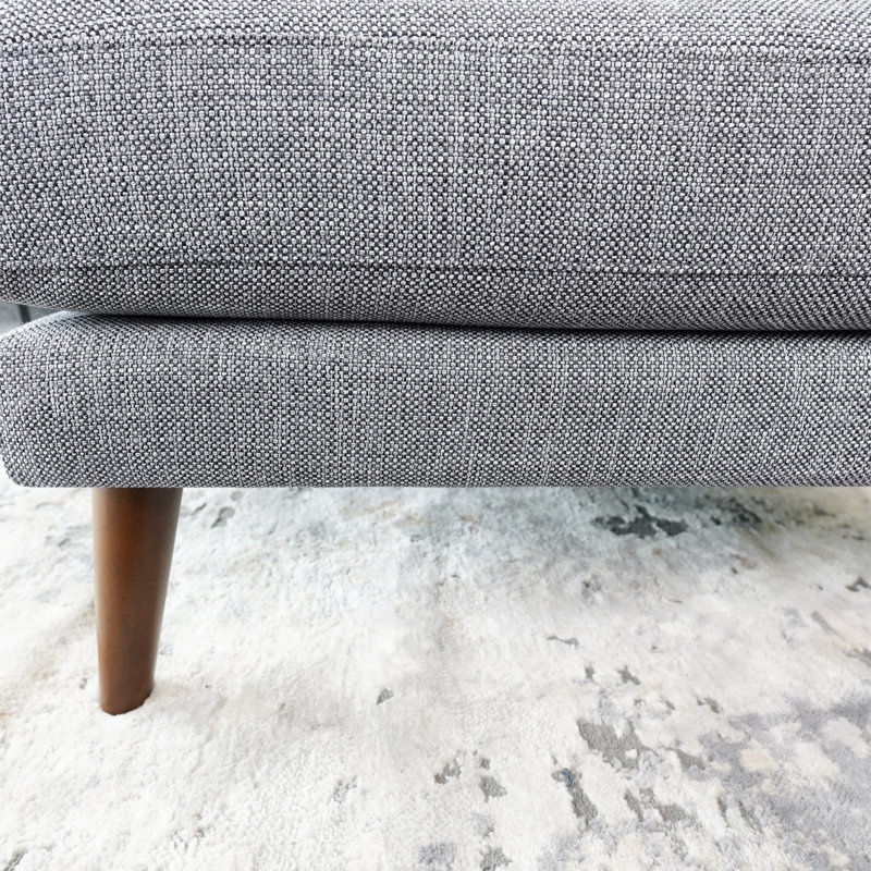 Canapé modulaire en tissu gris Benson, Orienté à droite, Tissu gris