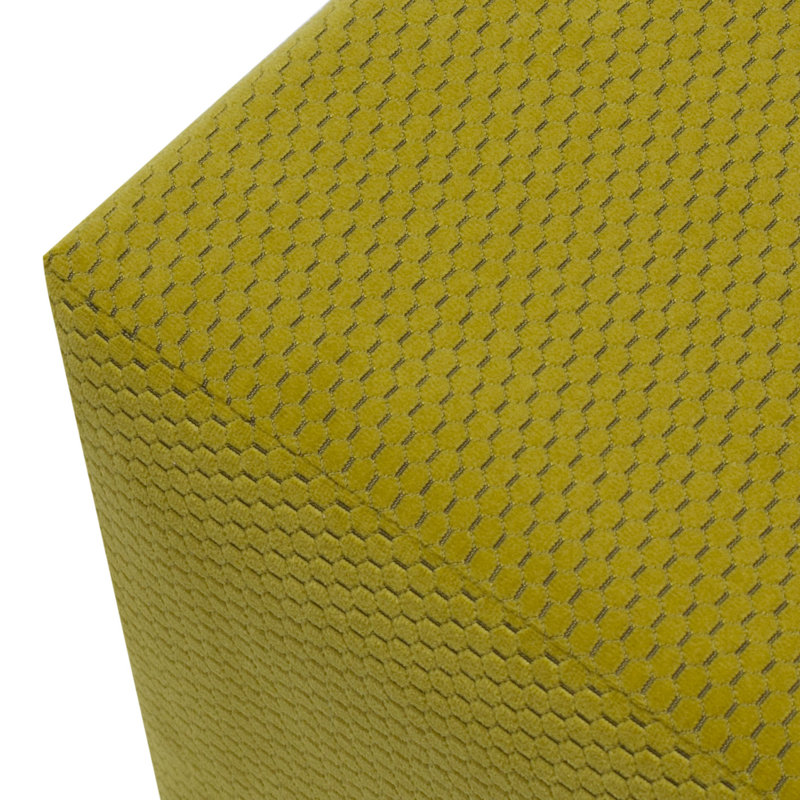 Repose-pieds Mixson, Mélange de polyester moutarde