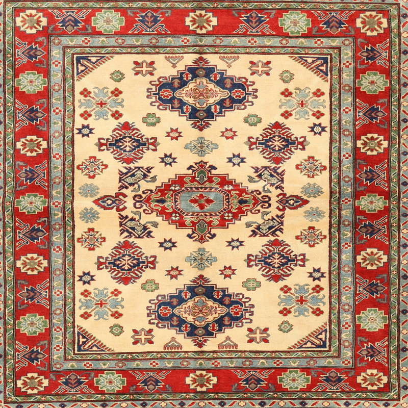 Southwestern Indoor Rug, Square 5'