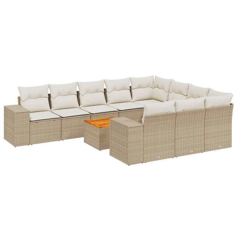 Vidaxl Garden Sofa Set Beige