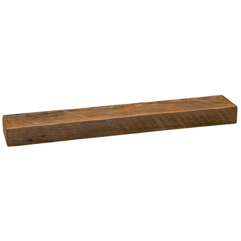 Tablette flottante Fireside Lodge Barnwood - 36 po, H 3 po x l 36 po x P 6 po