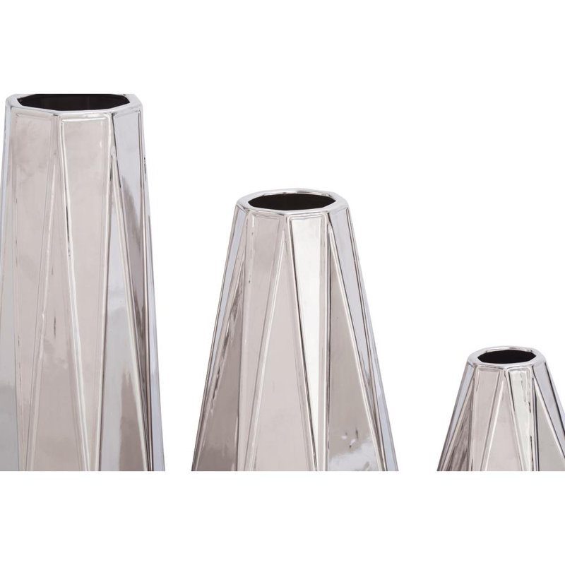 Ensemble de vases en céramique, argent