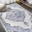 Tapis bleu clair / ivoire Alhambra-1360008893