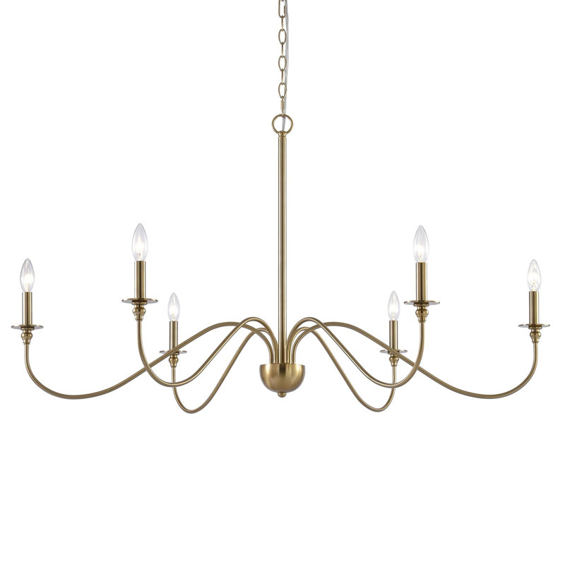 Dhruven 6 - Light Dimmable Chandelier