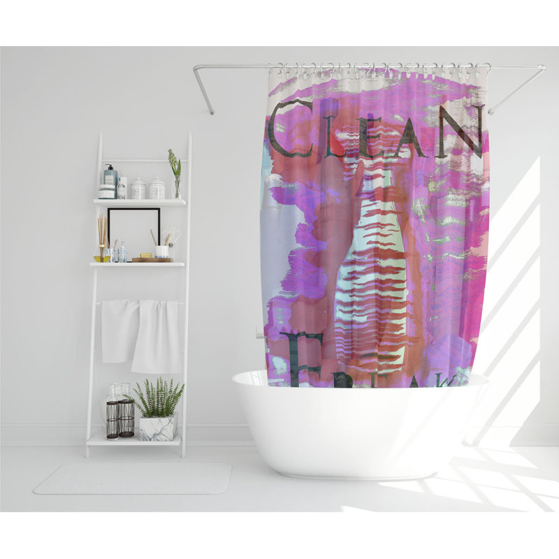 Dimitrija Polyester Shower Curtain Set