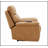 Chavis Brown Leather Aire Power Motion Recliner With USB, Power Headrest, And Lumbar Support For Ultimate Comfort