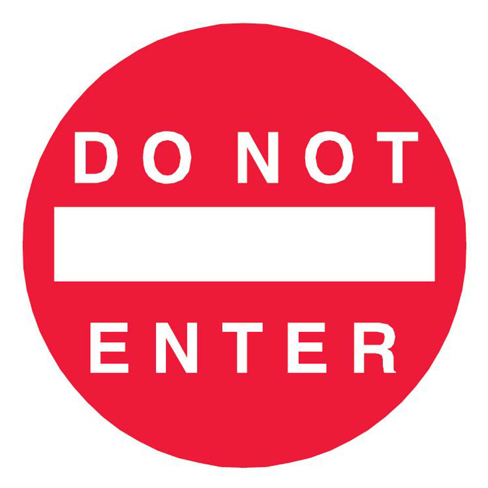 Wallhogs Do Not Enter Sign Wall Decal | Wayfair