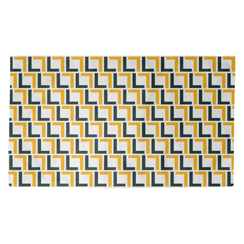 Geometric Indoor Rug, Rectangle 3' x 5'