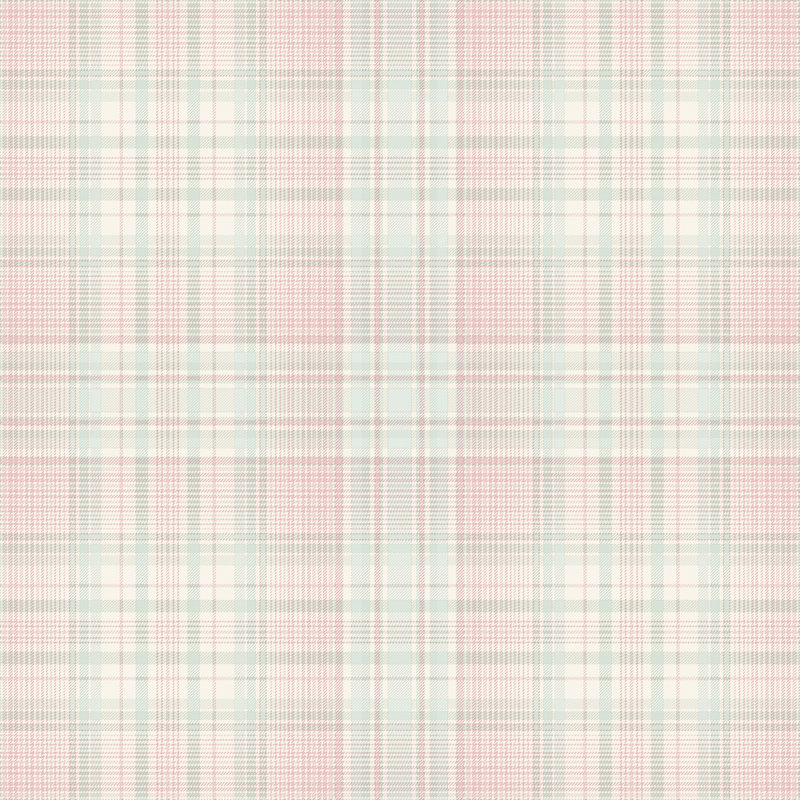 Rouleau de papier peint à carreaux 33 pi x 20,5 po , Rose