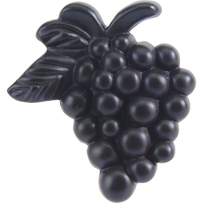 Vineyard Grapes 2" Length Novelty Knob, Aged Bronze