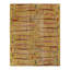 Pasha Wool Abstract Area Rug in Gold/Pink/Red