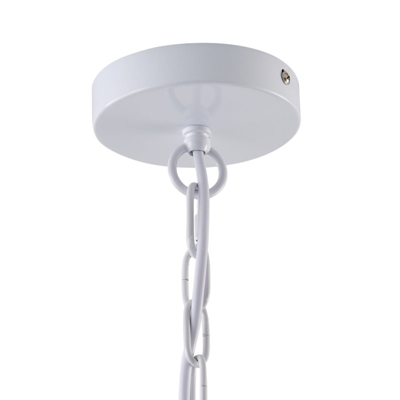 Luminaire suspendu surdimensionné en tissu 23,62 po avec chaîne réglable 59 po - Luminaire suspendu certifié ETL