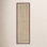 Beige Purple Striped Jute Rug