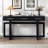 Elegant 57-Inch Extra Long Console Table with 3 Drawers, Modern Minimalist Entryway Table for Hallway, Living Room, Foyer, Corridor - Black-1081125084