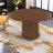 59" Extendable Oval Dining Table with 2-Tier Storage for 4-6, Space Saving Expandable Kitchen Table in Walnut Brown, MDF with Walnut Finish & Pedestal Base