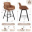 Nicola Luxury Swivel Bar Stool -2092516325
